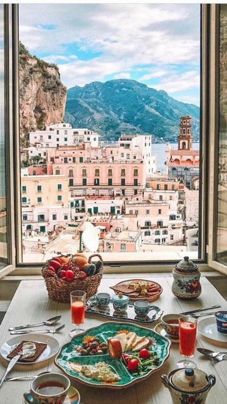 شقة Casa Almagio - Atrani Amalfi Coast - Terrace & Seaview المظهر الخارجي الصورة
